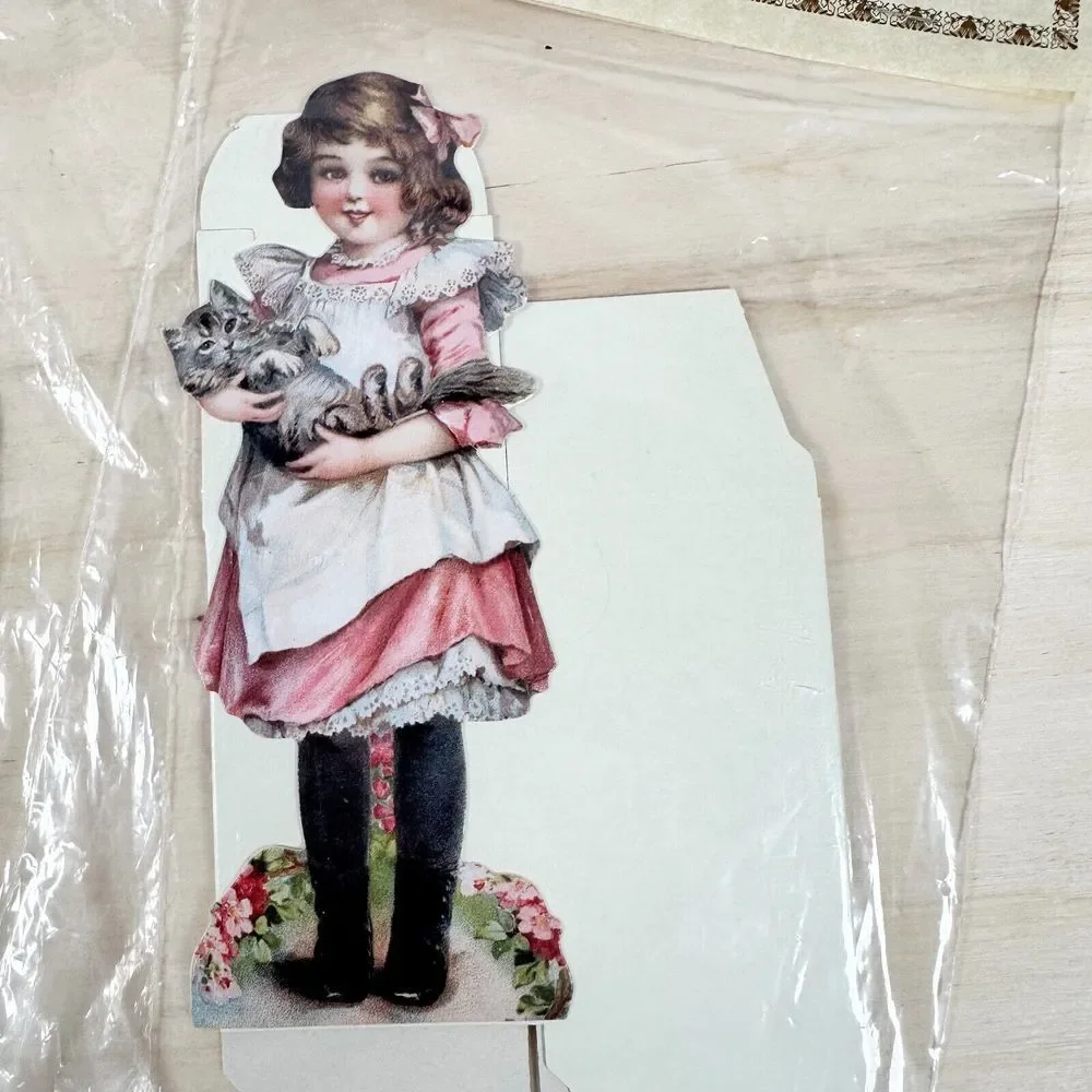 Vintage‎ Lot Victorian Candy Box Turn of Century Die Cut Reproduction Red Riding
